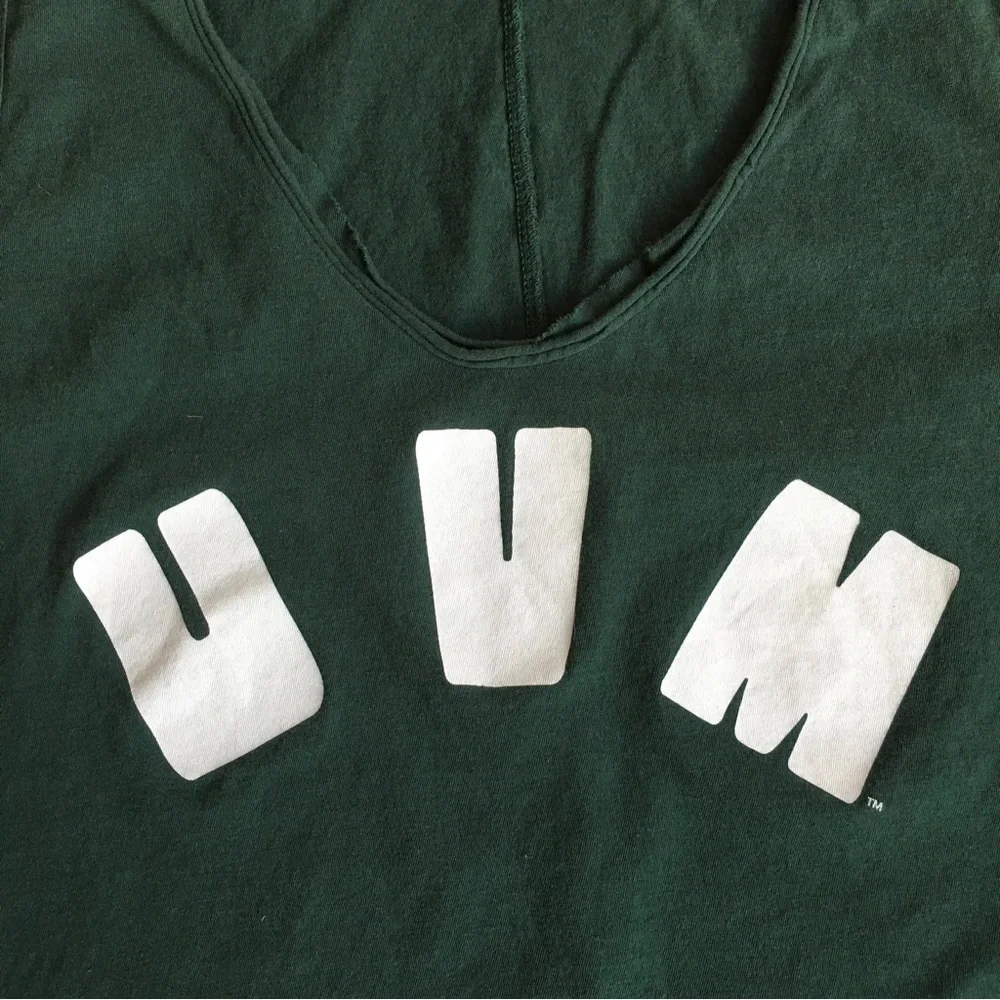 47 “UVM” Tank, Green, White, Size S - Picture 5 of 17